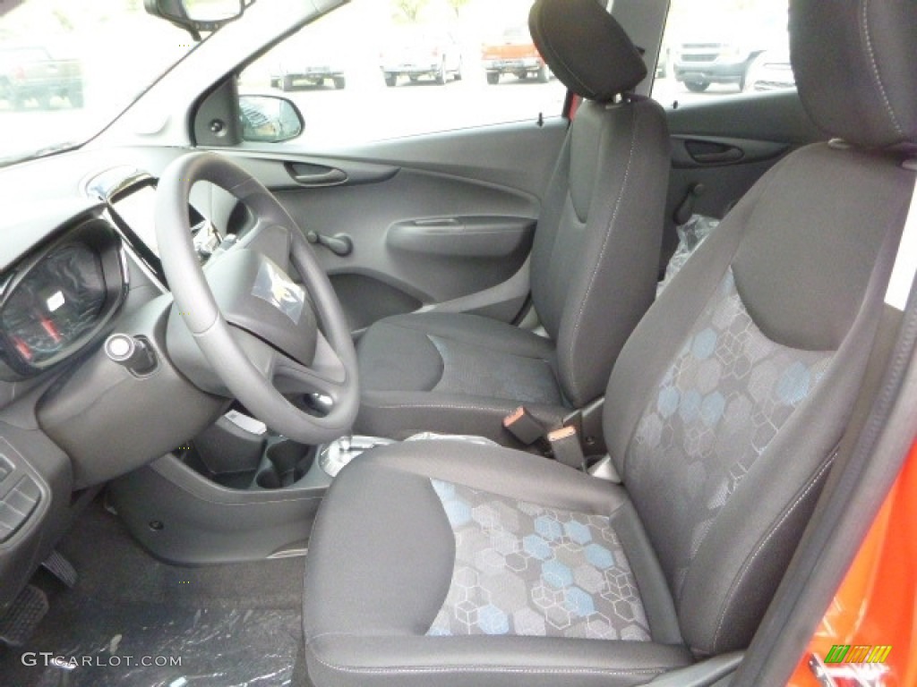 Jet Black Interior 2017 Chevrolet Spark LS Photo #115182401
