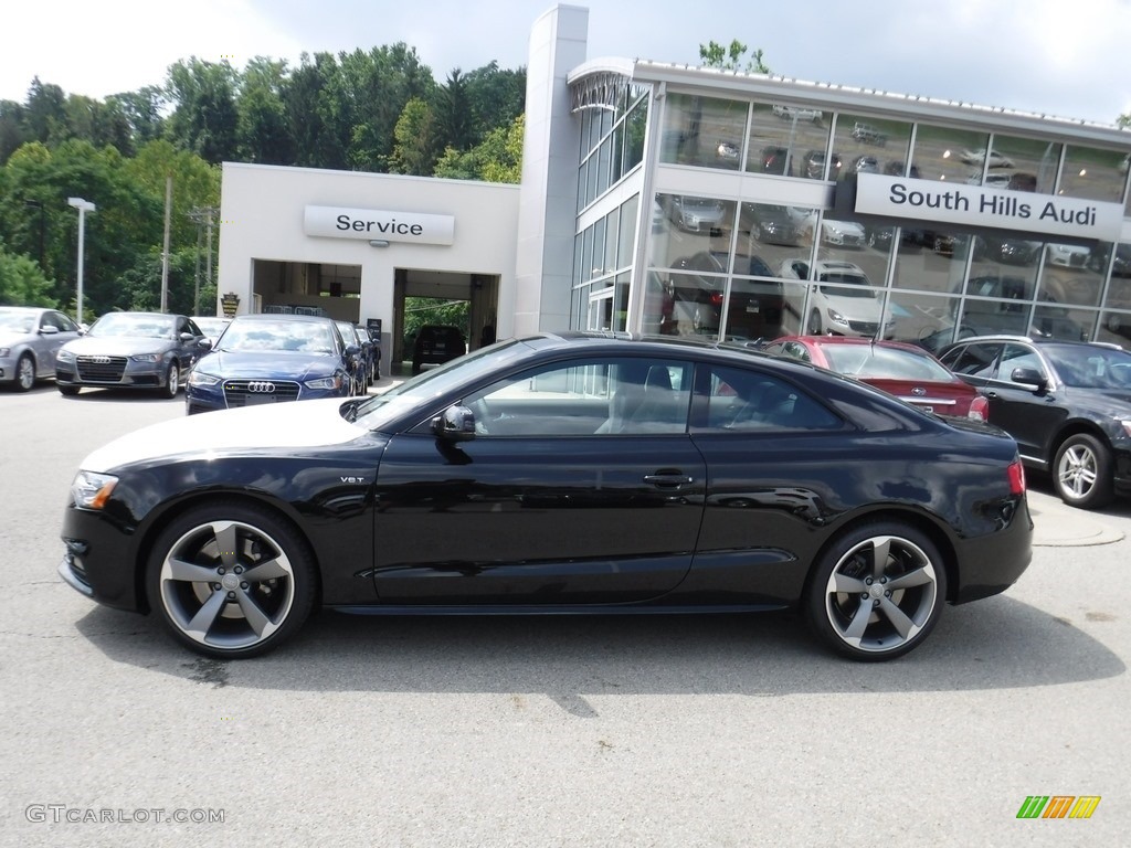 2017 S5 3.0 TFSI quattro Coupe - Mythos Black Metallic / Black photo #2