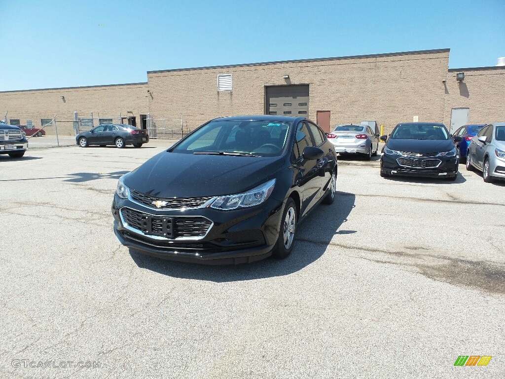 2016 Cruze LS Sedan - Mosaic Black Metallic / Jet Black photo #1