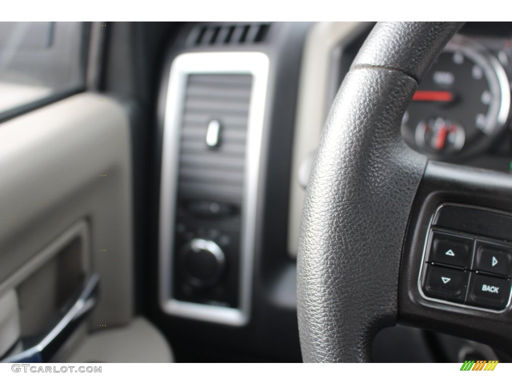 2012 Ram 1500 SLT Quad Cab - Bright Silver Metallic / Dark Slate Gray/Medium Graystone photo #10