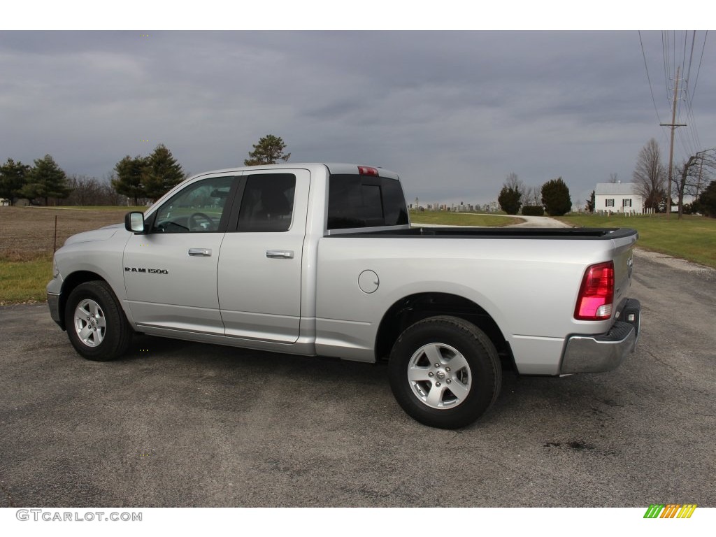 2012 Ram 1500 SLT Quad Cab - Bright Silver Metallic / Dark Slate Gray/Medium Graystone photo #22