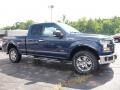 2016 Blue Jeans Ford F150 Lariat SuperCab 4x4  photo #1