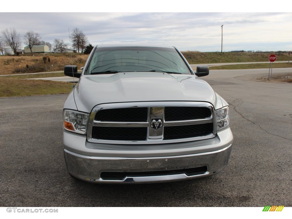 2012 Ram 1500 SLT Quad Cab - Bright Silver Metallic / Dark Slate Gray/Medium Graystone photo #32