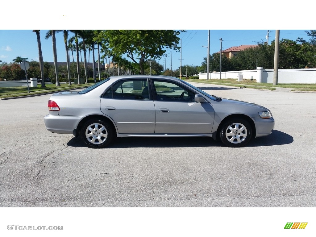 2002 Accord EX Sedan - Satin Silver Metallic / Quartz Gray photo #6