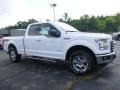 Oxford White 2016 Ford F150 Lariat SuperCab 4x4