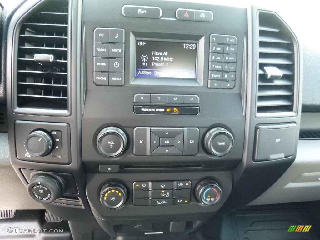 2016 F150 Lariat SuperCab 4x4 - Oxford White / Medium Earth Gray photo #13