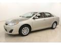 2013 Champagne Mica Toyota Camry LE  photo #3
