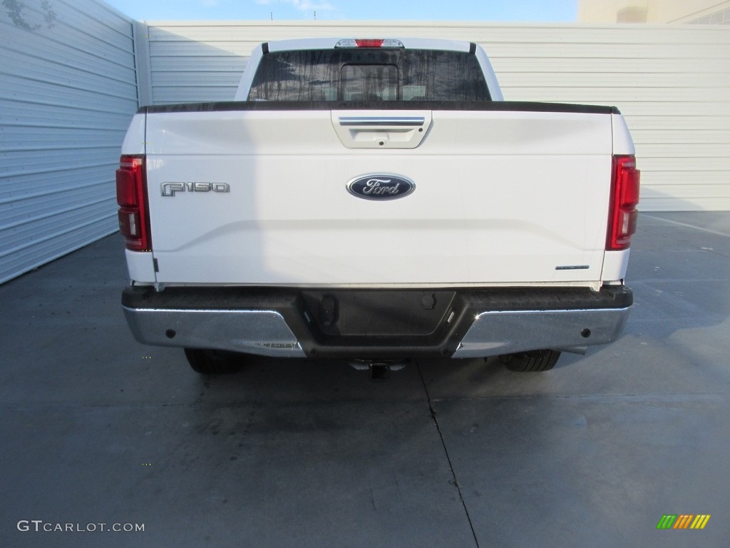 2016 F150 Lariat SuperCrew - Oxford White / Black photo #5