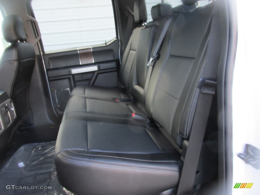 2016 F150 Lariat SuperCrew - Oxford White / Black photo #18