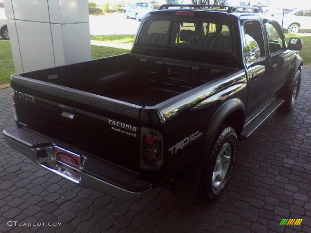 2004 Tacoma V6 PreRunner Double Cab - Black Sand Pearl / Charcoal photo #18