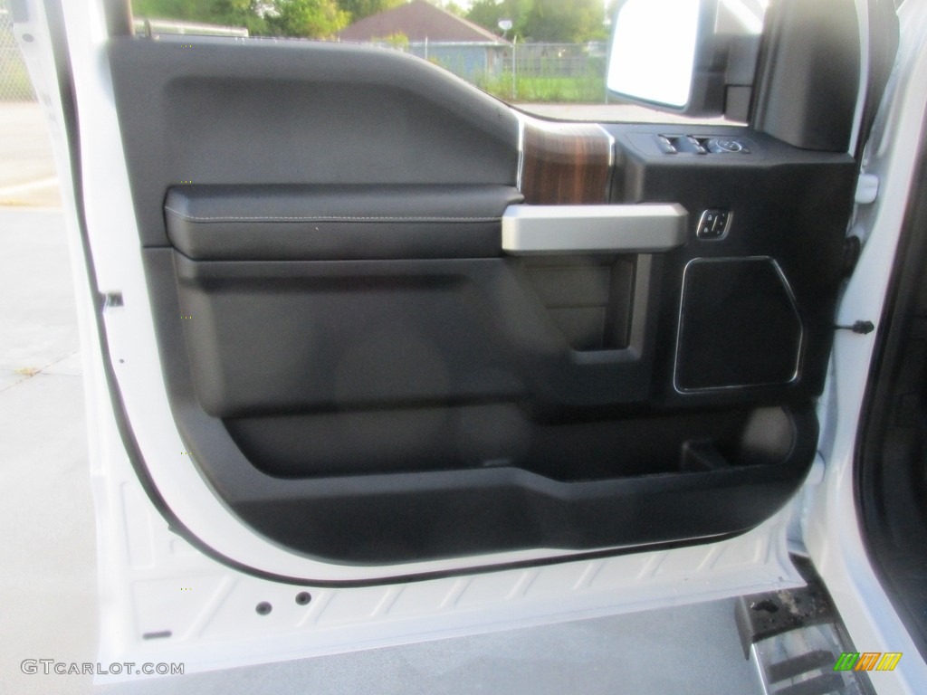 2016 F150 Lariat SuperCrew - Oxford White / Black photo #19