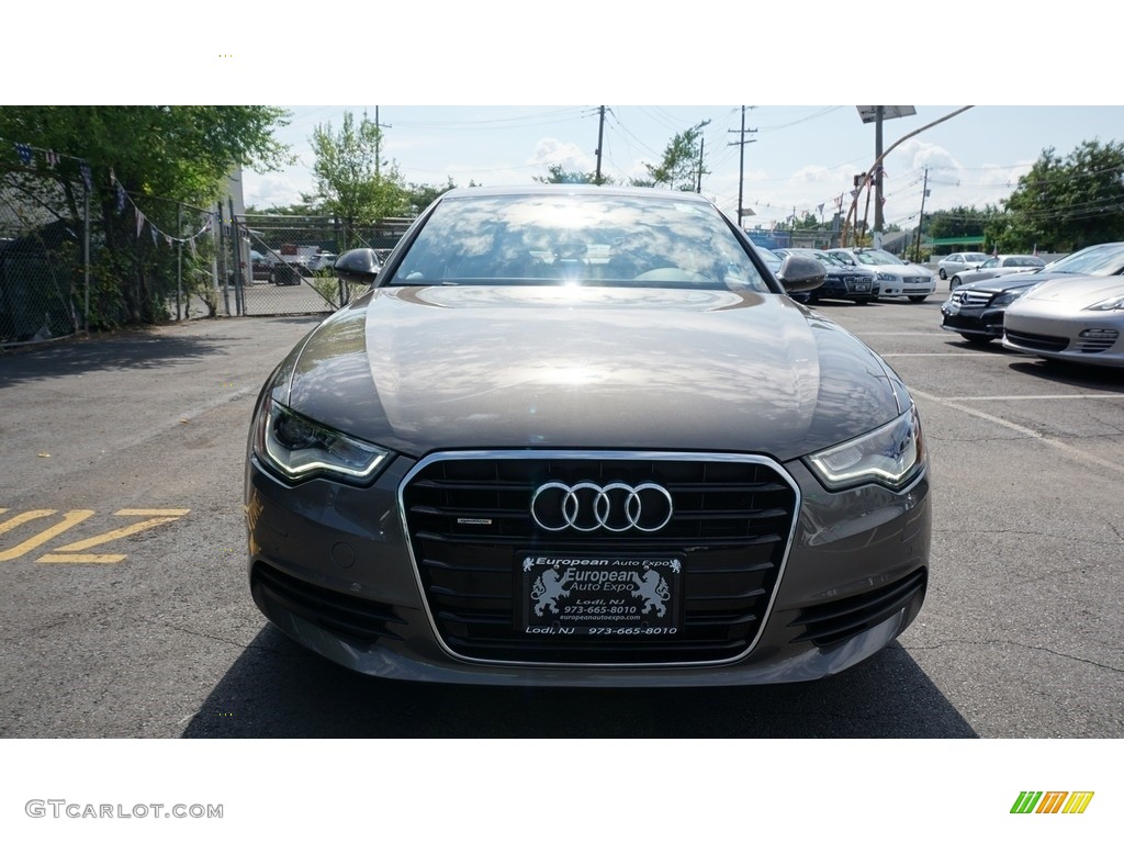 2012 A6 3.0T quattro Sedan - Dakota Gray Metallic / Black photo #14