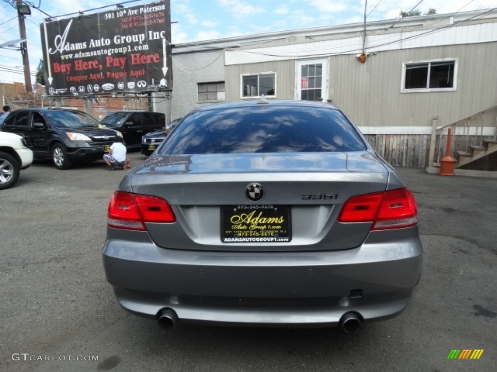 2009 3 Series 335xi Coupe - Space Grey Metallic / Saddle Brown Dakota Leather photo #6