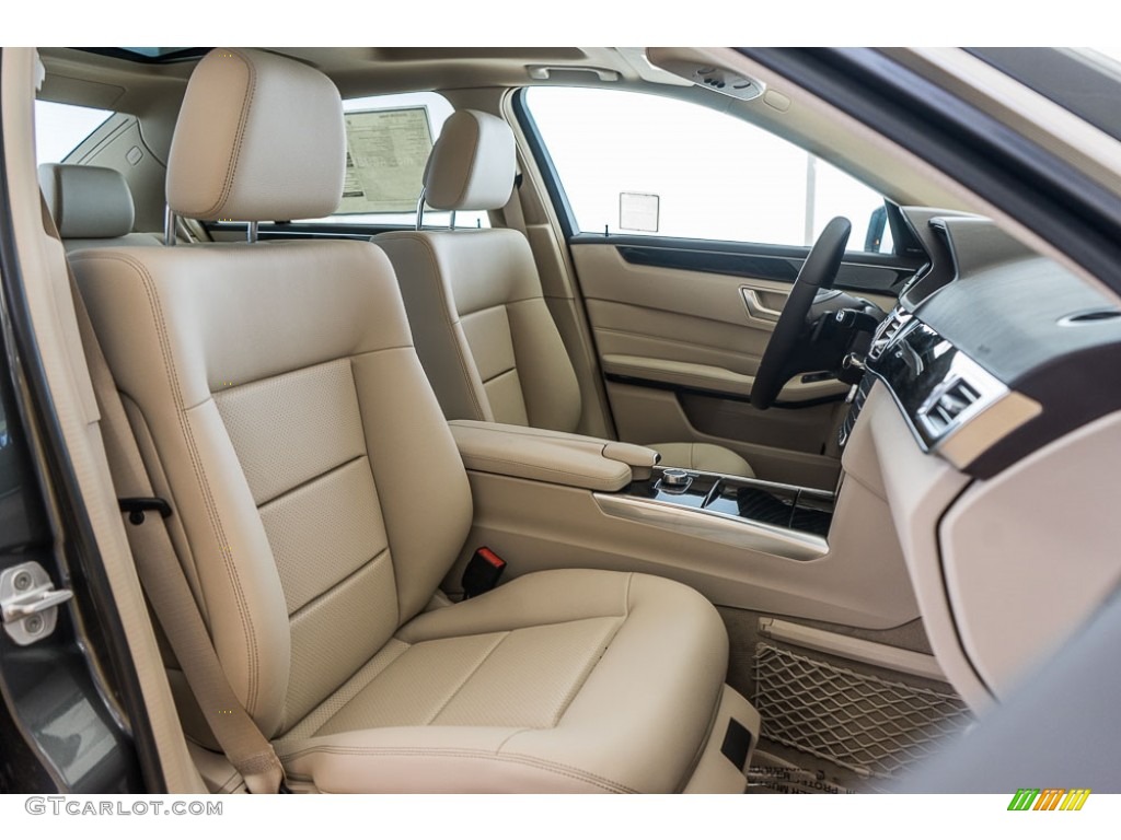 2016 E 350 Sedan - designo Graphite / Silk Beige/Espresso Brown photo #2