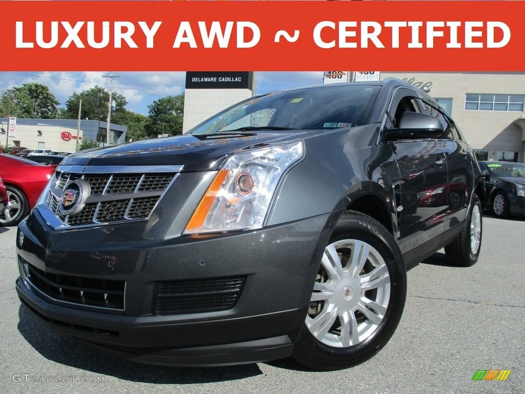 2012 SRX Luxury AWD - Gray Flannel Metallic / Ebony/Ebony photo #1