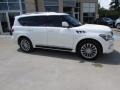 2015 Majestic White Infiniti QX80   photo #1