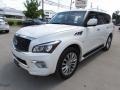 Majestic White 2015 Infiniti QX80 Standard QX80 Model Exterior