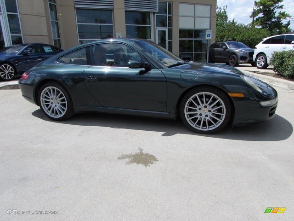 2005 911 Carrera Coupe - Forest Green Metallic / Sand Beige photo #1