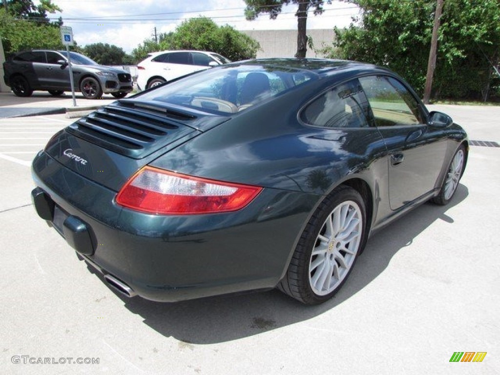 2005 911 Carrera Coupe - Forest Green Metallic / Sand Beige photo #7