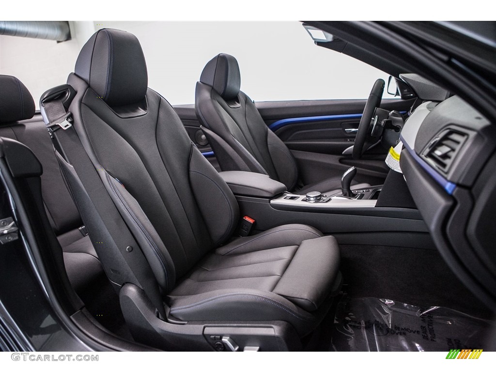 Black Interior 2017 BMW 4 Series 440i Convertible Photo #115203890