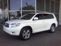 2008 Blizzard White Pearl Toyota Highlander Sport  photo #3