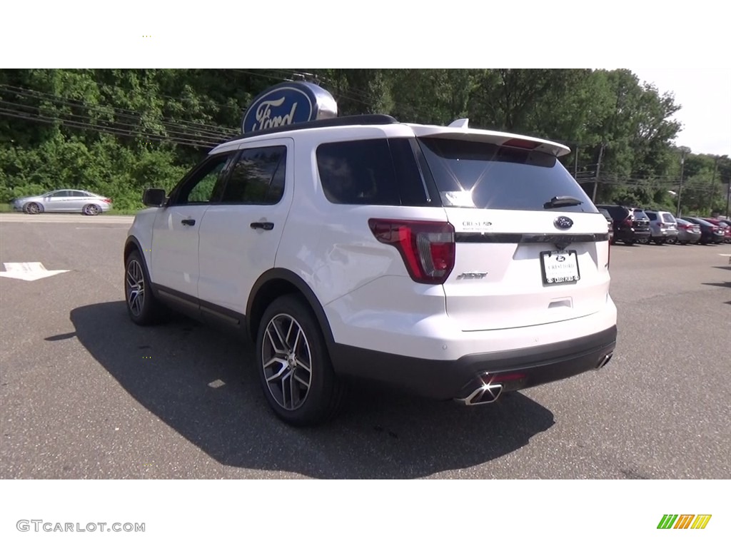 2017 Explorer Sport 4WD - White Platinum / Ebony Black photo #5