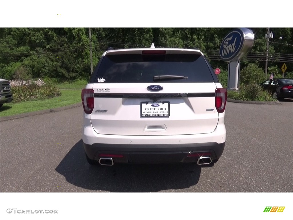 2017 Explorer Sport 4WD - White Platinum / Ebony Black photo #6