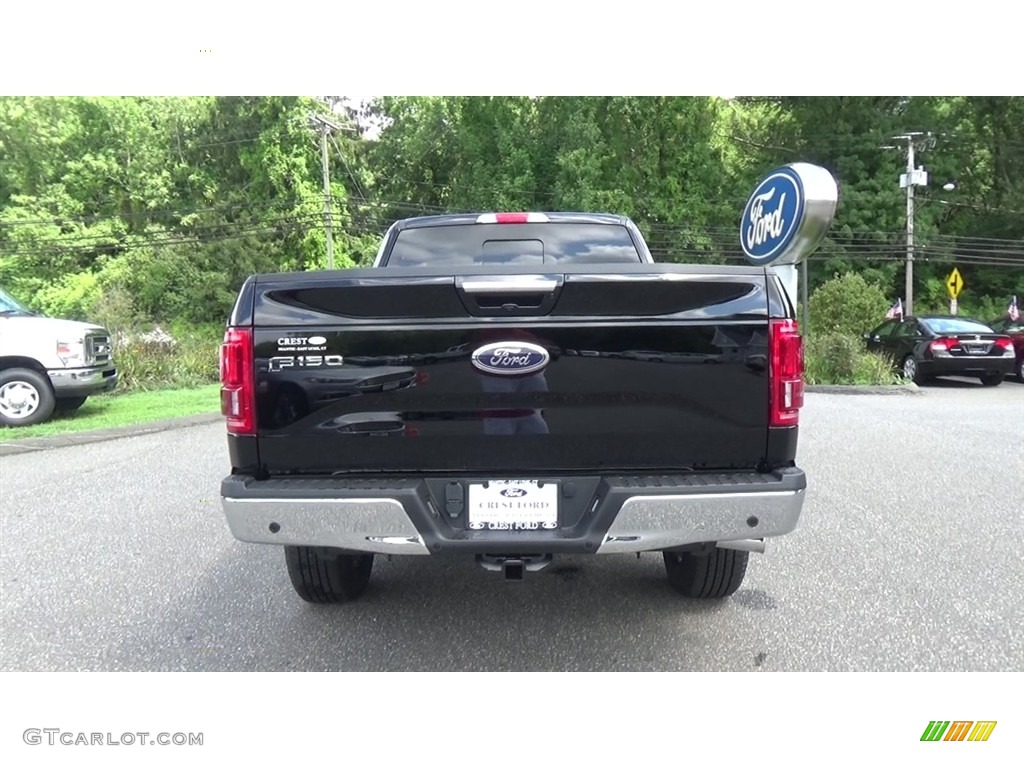 2016 F150 Lariat SuperCrew 4x4 - Shadow Black / Black photo #6