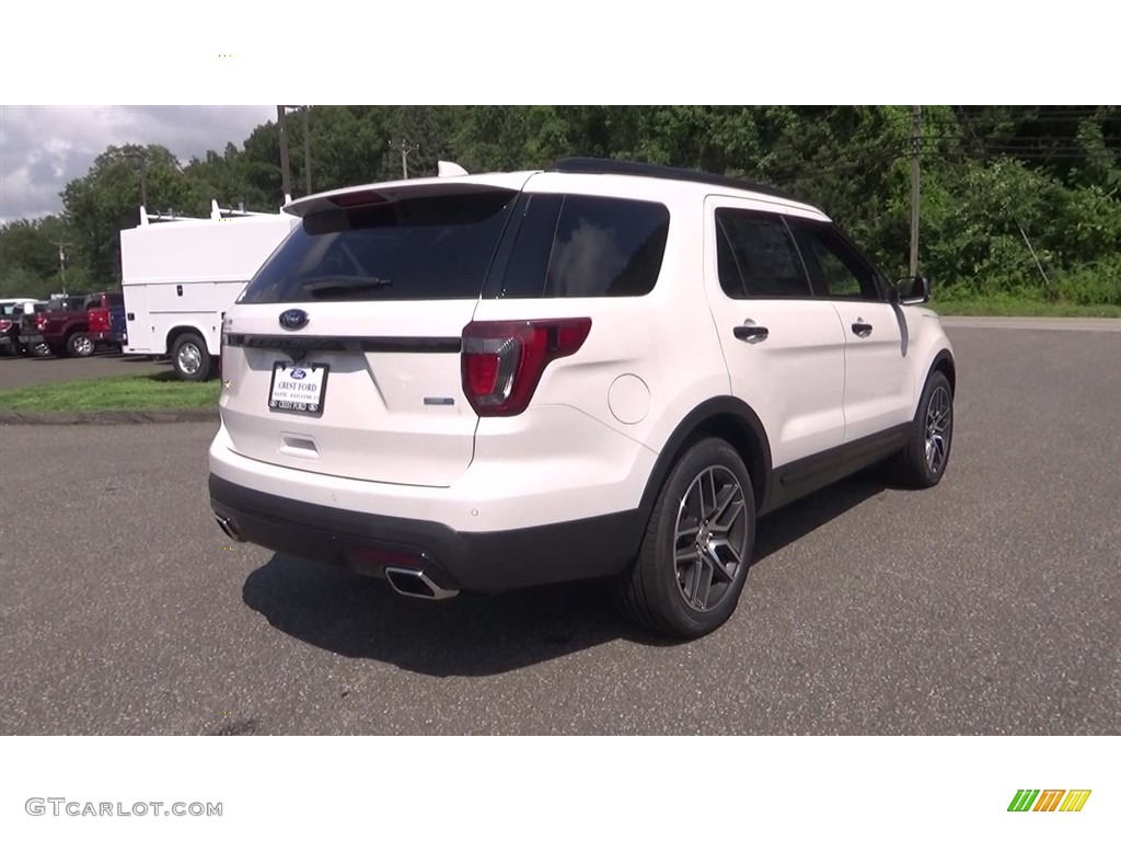 2017 Explorer Sport 4WD - White Platinum / Ebony Black photo #7