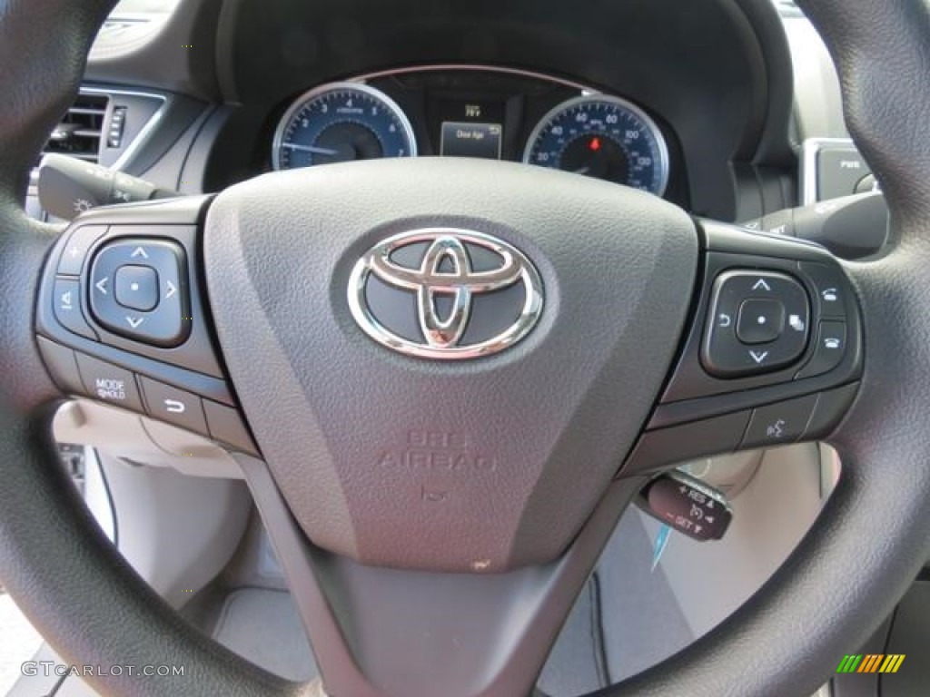 2017 Camry LE - Celestial Silver Metallic / Ash photo #13