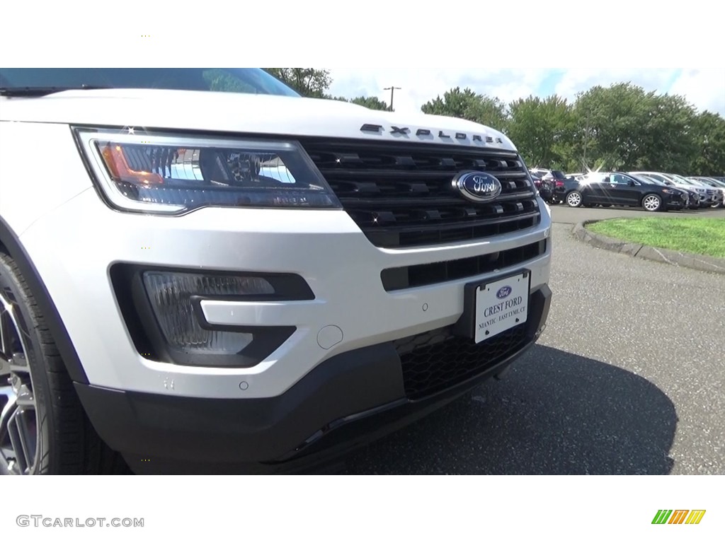 2017 Explorer Sport 4WD - White Platinum / Ebony Black photo #26