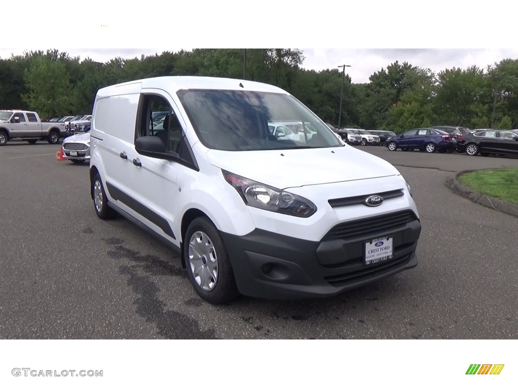 2016 Transit Connect XL Cargo Van Extended - Frozen White / Charcoal Black photo #1