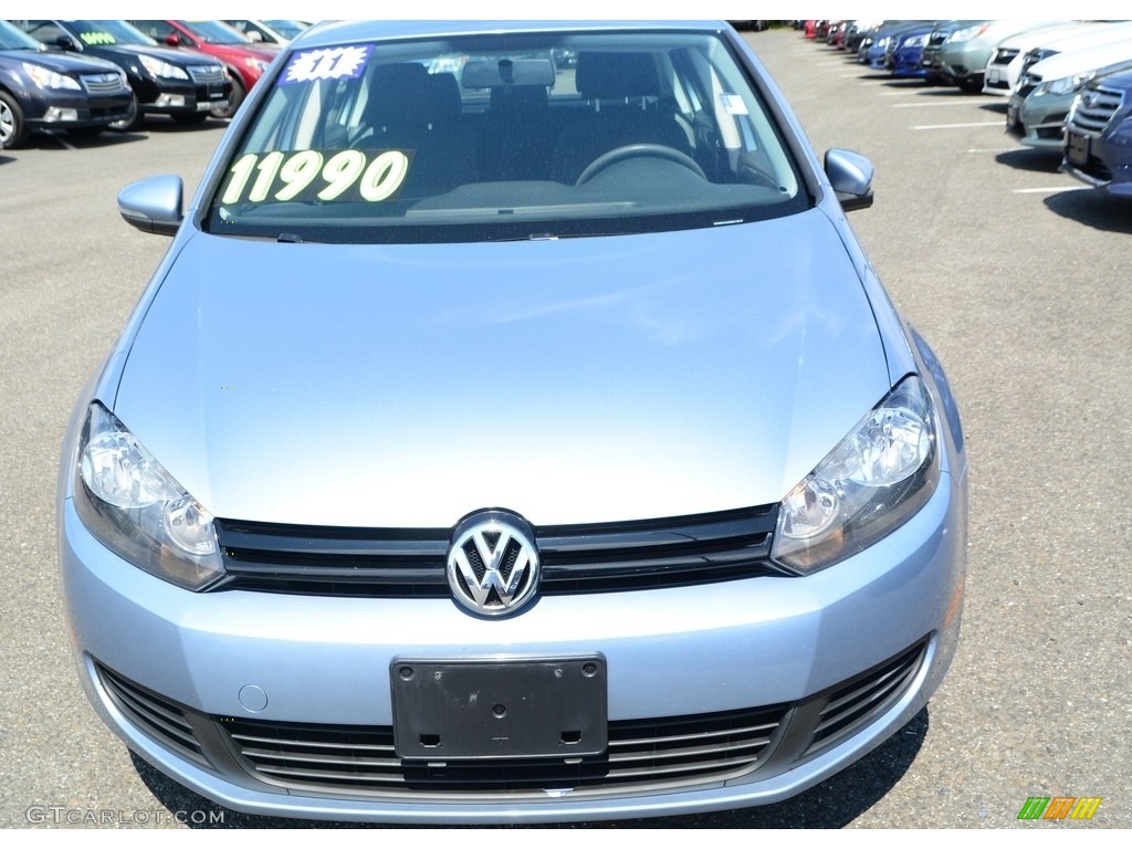 2011 Golf 4 Door - Shark Blue Metallic / Titan Black photo #2