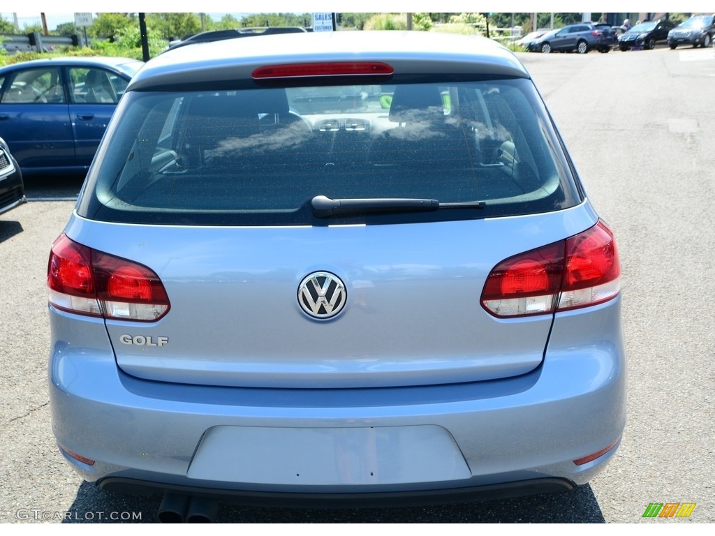 2011 Golf 4 Door - Shark Blue Metallic / Titan Black photo #7