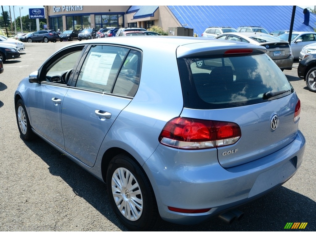 2011 Golf 4 Door - Shark Blue Metallic / Titan Black photo #10