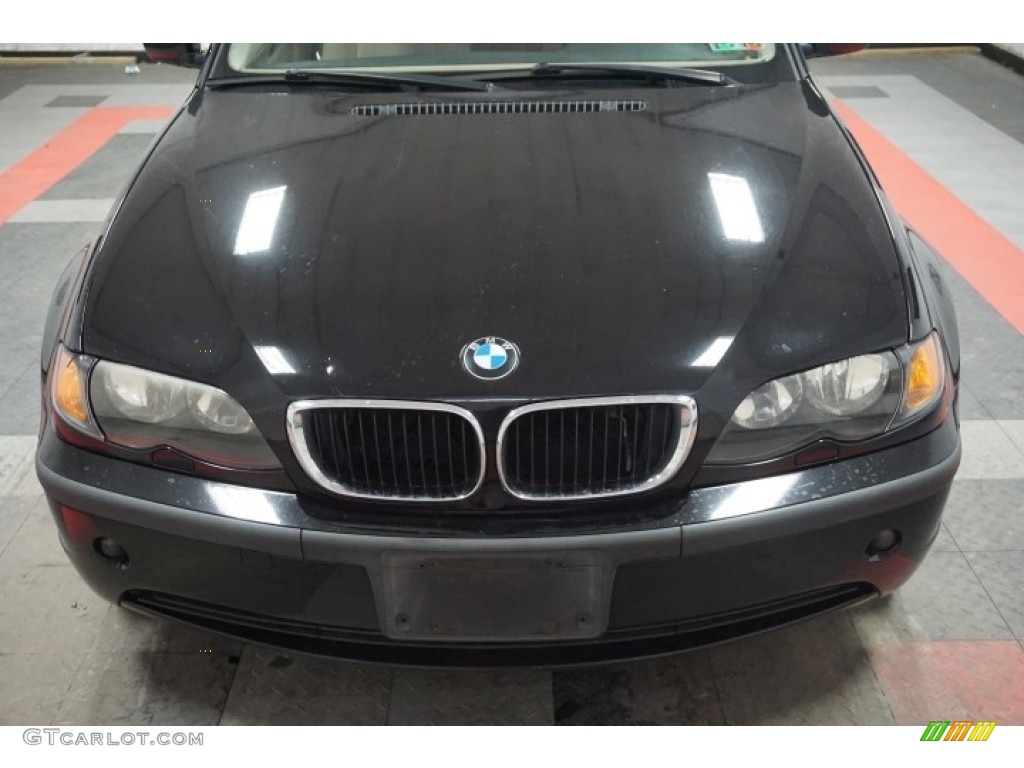 2002 3 Series 325xi Sedan - Jet Black / Sand photo #54