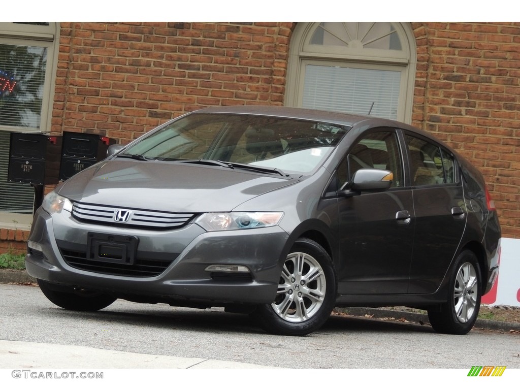 2011 Insight Hybrid EX - Polished Metal Metallic / Gray photo #2