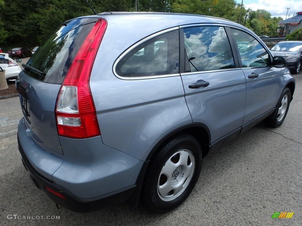 2008 CR-V LX 4WD - Glacier Blue Metallic / Gray photo #6