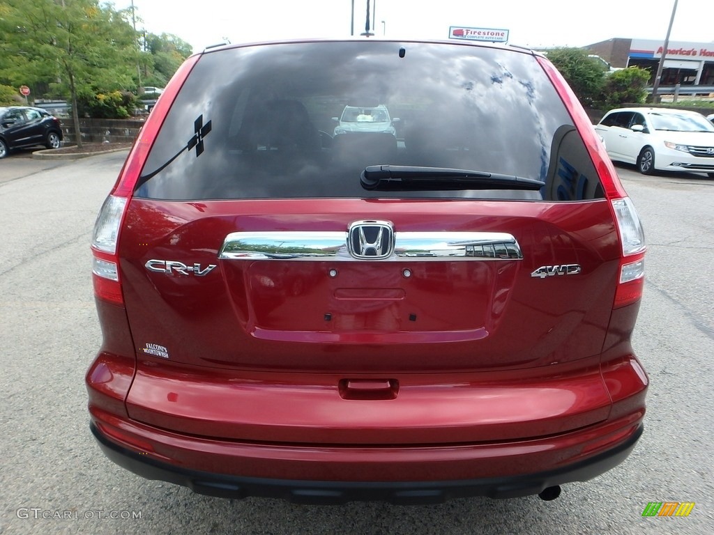 2010 CR-V EX-L AWD - Tango Red Pearl / Gray photo #4