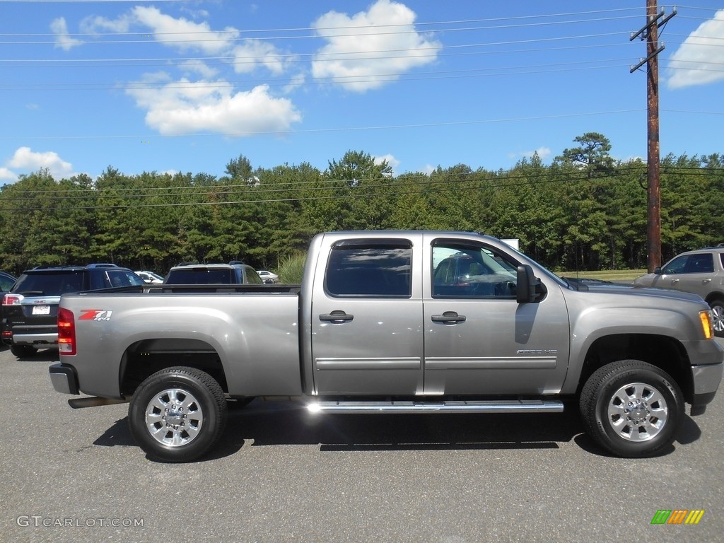 2012 Sierra 2500HD SLE Crew Cab 4x4 - Steel Gray Metallic / Ebony photo #2