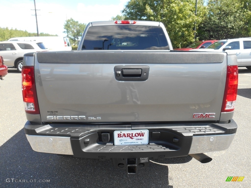 2012 Sierra 2500HD SLE Crew Cab 4x4 - Steel Gray Metallic / Ebony photo #3