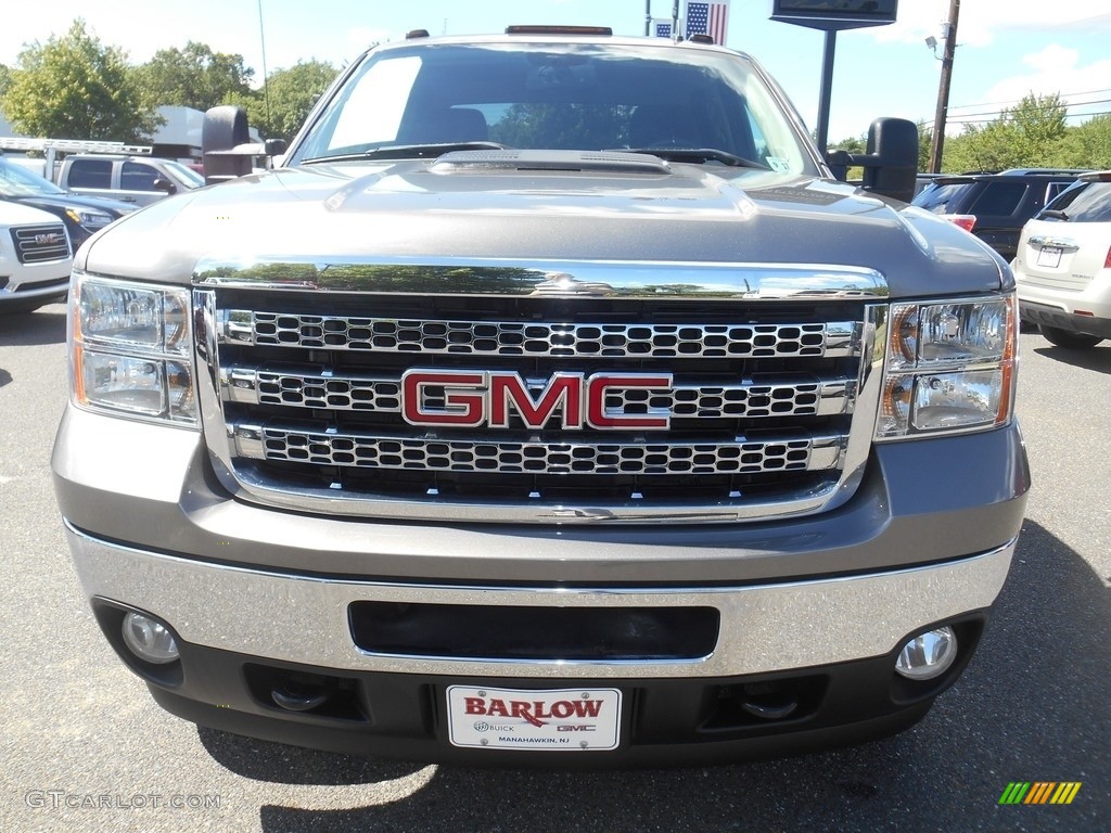 2012 Sierra 2500HD SLE Crew Cab 4x4 - Steel Gray Metallic / Ebony photo #5