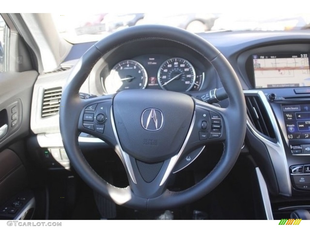 2017 TLX Technology Sedan - Crystal Black Pearl / Espresso photo #29