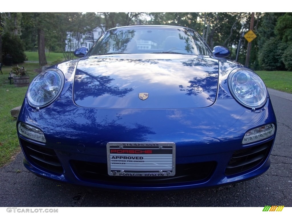 2009 911 Carrera S Cabriolet - Aqua Blue Metallic / Stone Grey photo #2