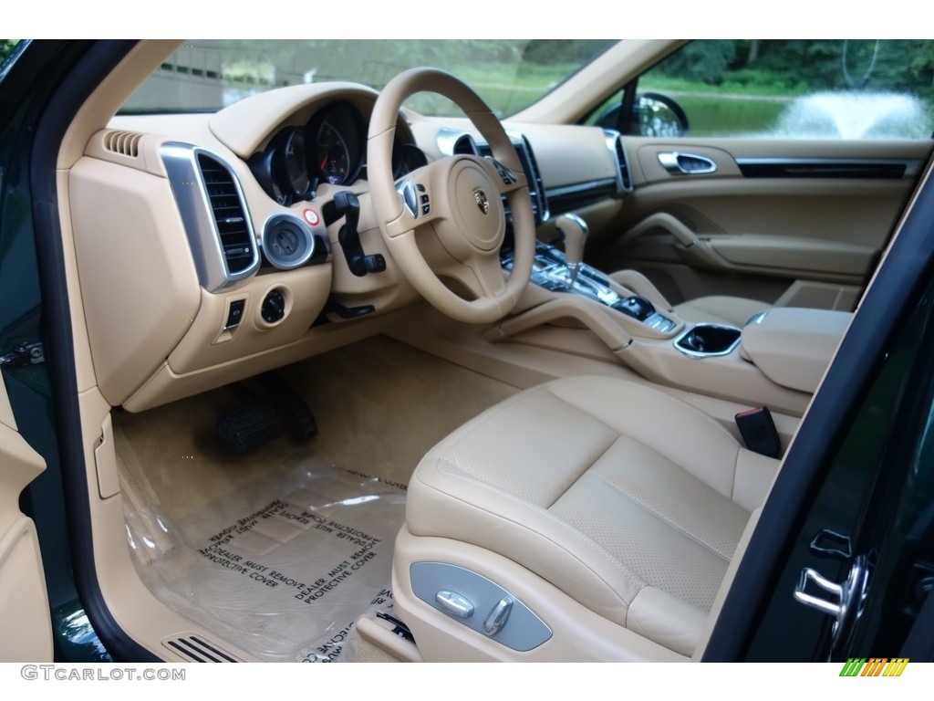 Luxor Beige Interior 2014 Porsche Cayenne Standard Cayenne Model Photo #115223642