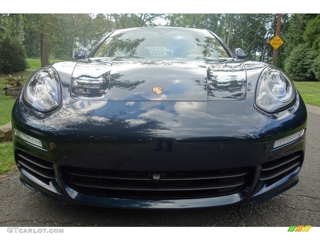 2014 Panamera S - Dark Blue Metallic / Luxor Beige photo #2