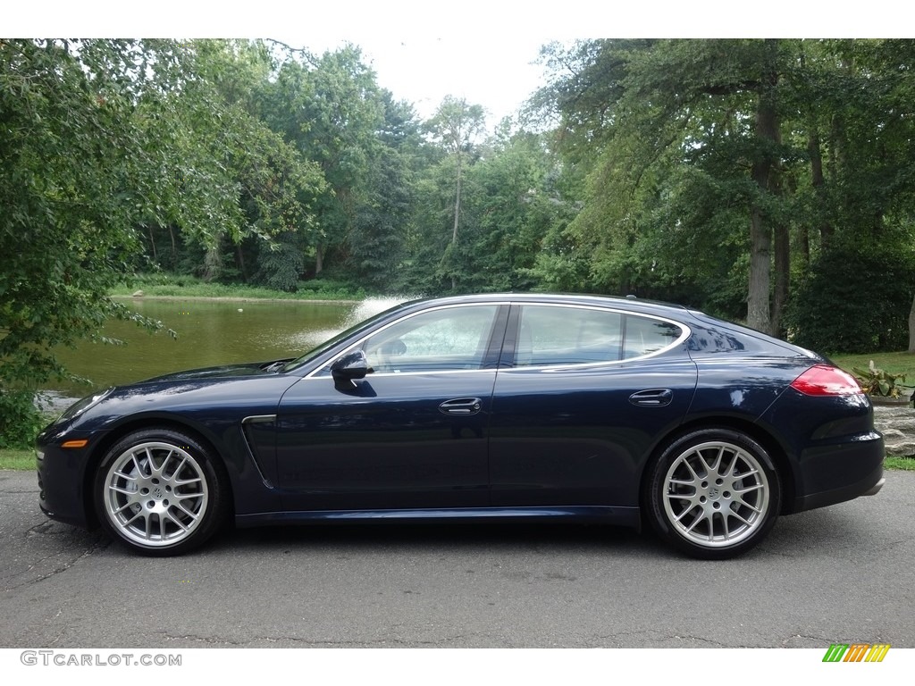Dark Blue Metallic 2014 Porsche Panamera S Exterior Photo #115223681