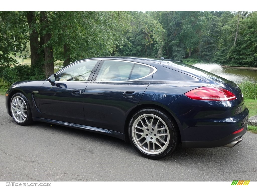 2014 Panamera S - Dark Blue Metallic / Luxor Beige photo #4