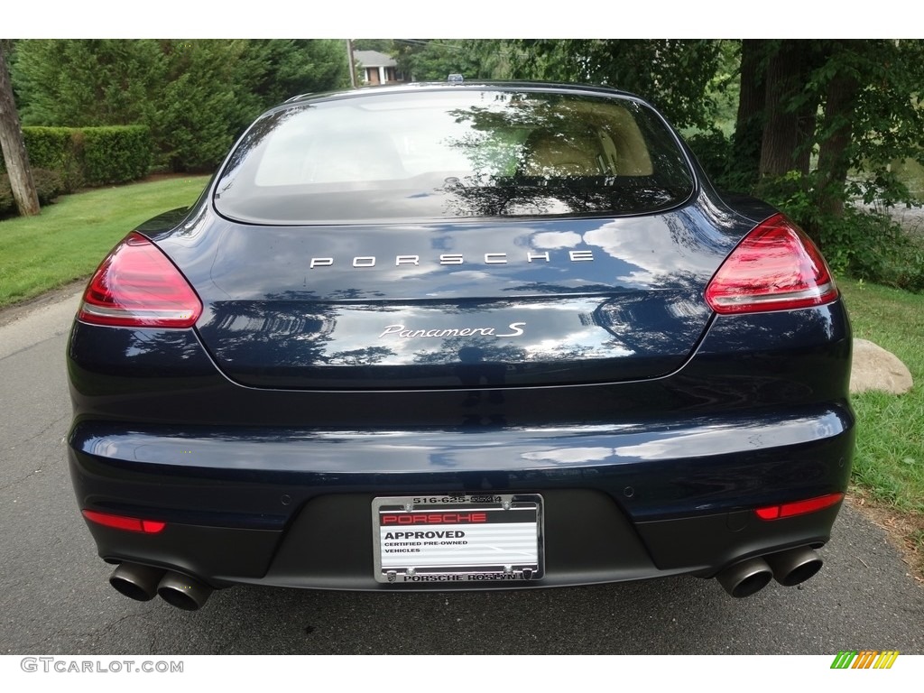 2014 Panamera S - Dark Blue Metallic / Luxor Beige photo #5