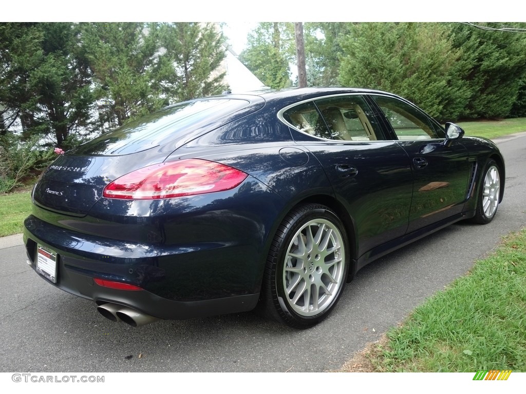 2014 Panamera S - Dark Blue Metallic / Luxor Beige photo #6